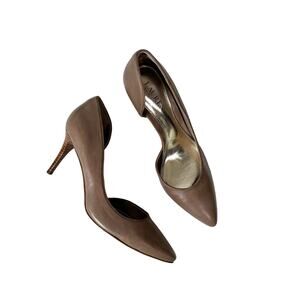 Ralph Lauren Brown Leather Pumps Size 9.5